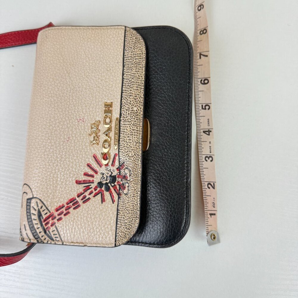 Vintage Coach Pebbled Leather Crossbody Bag - Picture 10 of 11